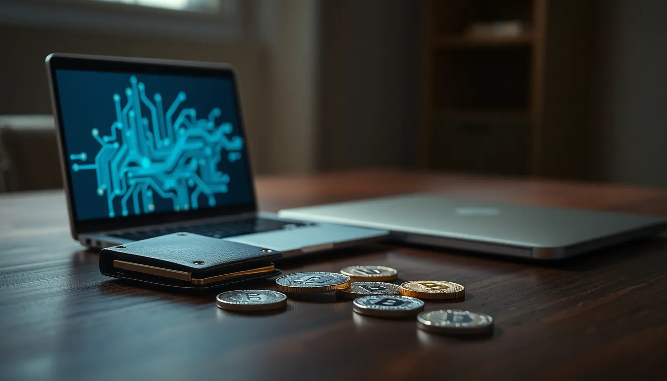 안전한 암호화폐 보관을 위한 콜드 월렛 이미지