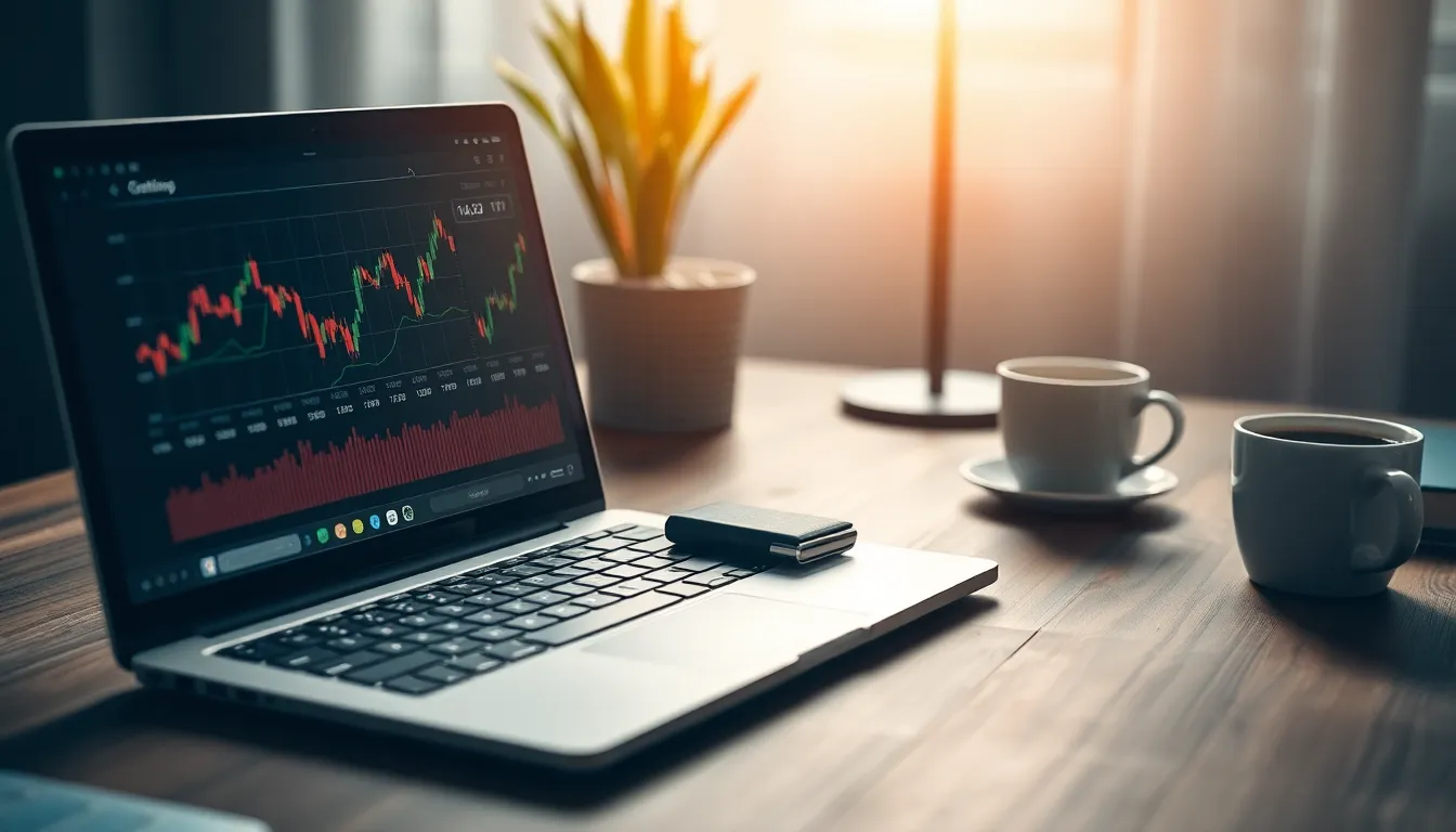 다양한 암호화폐와 거래 차트가 보이는 화면, 가상화폐 거래소 선택의 중요성을 시각적으로 표현