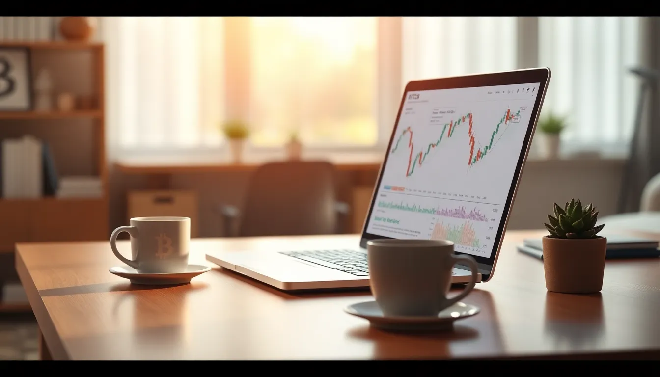 비트코인 지지선과 저항선 차트 예시