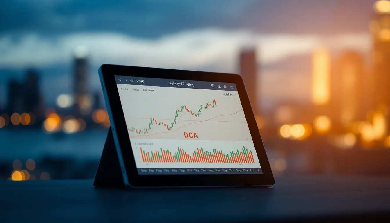 비트코인 DCA 투자 그래프 예시